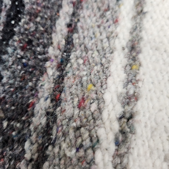 Vintage SDG Genuine Mexican Handwoven Blanket, Premium 75" x 46"  Falsa Blanket - Picture 6 of 8